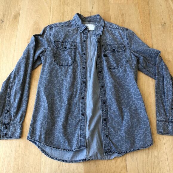 G STAR RAW Button Down Long Sleeve Shirt size M - Picture 1 of 6